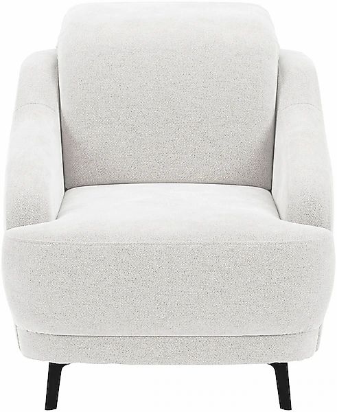 sit&more Sessel »Blues«, (1 St.), mit Metallfüßen, schwarz-matt günstig online kaufen
