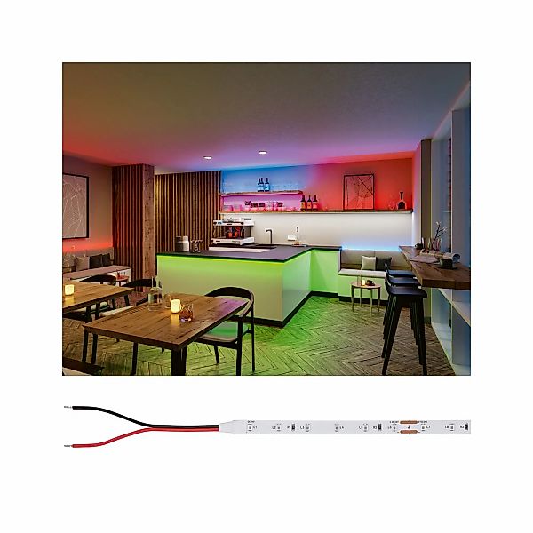 Paulmann "Pro Strip LED Strip Silver P25 LED blau 5m 20W 60lm/m 60 LEDs/m" günstig online kaufen