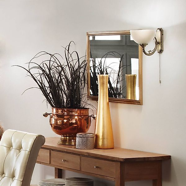 EGLO Wandleuchte SAVOY Wandlampe - Metallguss - E14 - 1X40W - IP20, Ein-/Au günstig online kaufen