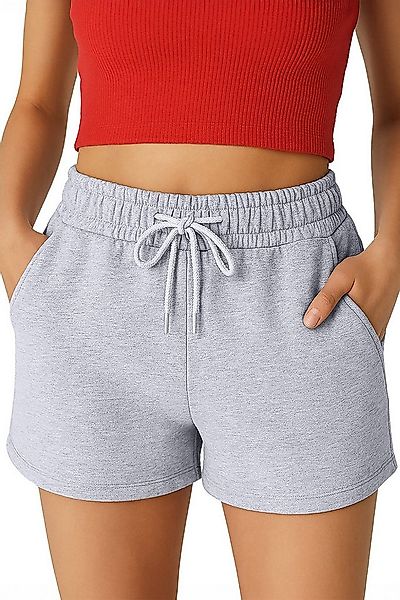 ROSS CAMP Sweatshorts Kurze Hose Damen Shorts Lycra günstig online kaufen