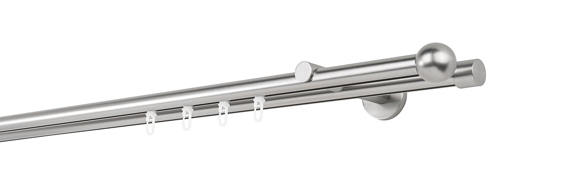 ondeco Gardinenstange Profil Wandabstand 12cm Ball, günstig online kaufen