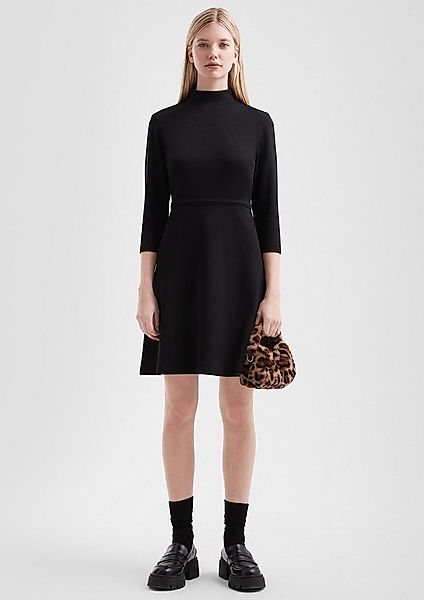 QS Minikleid Kleid Tailliertes Kleid aus Interlockjersey günstig online kaufen