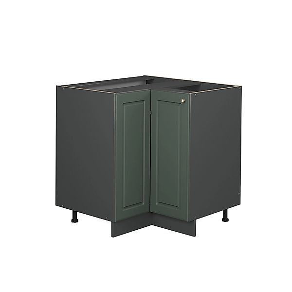 Vicco Eckunterschrank Fame-Line, Grün-Gold Landhaus/Anthrazit, 80.5 günstig online kaufen