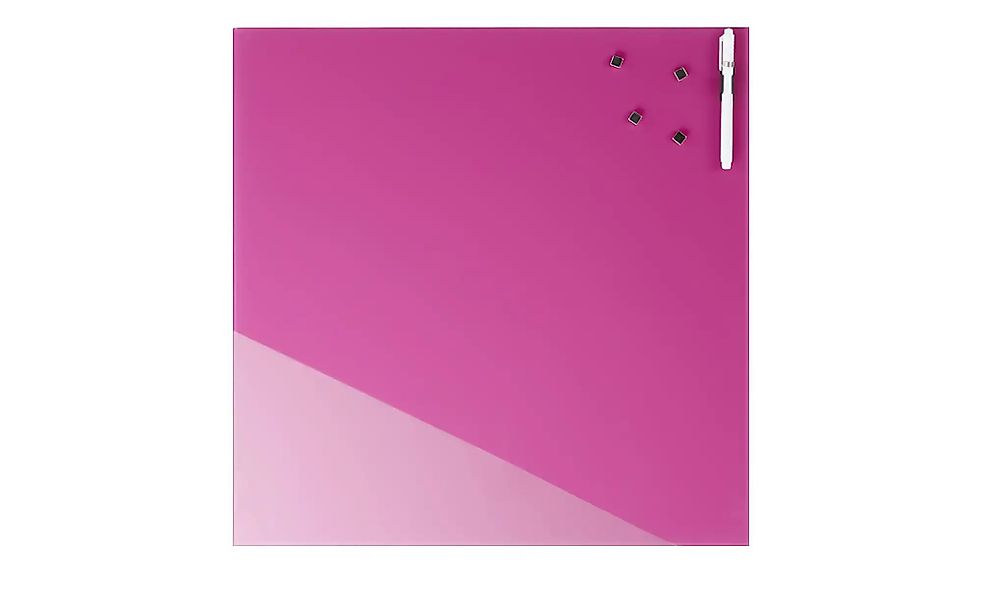 Memoboard 50x50 cm  Pink ¦ grau ¦ Maße (cm): B: 50 H: 50 Accessoires > Bild günstig online kaufen