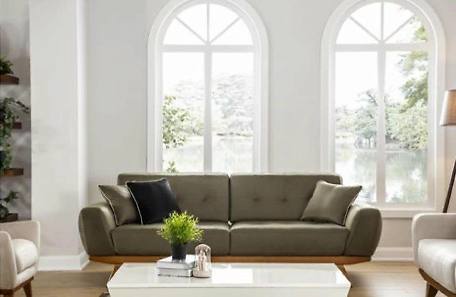 JVmoebel 3-Sitzer Dreisitzer Klassische Couch Stoff Möbel Sofas 3 Sitzer Mö günstig online kaufen