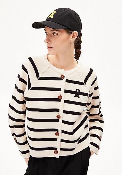 Armedangels Cardigan NAADJA STRIPES Damen Strickjacke aus Bio-Baumwolle (Lo günstig online kaufen