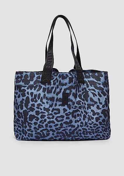 comma Shopper Tasche, Canvastasche mit Leo-Print günstig online kaufen