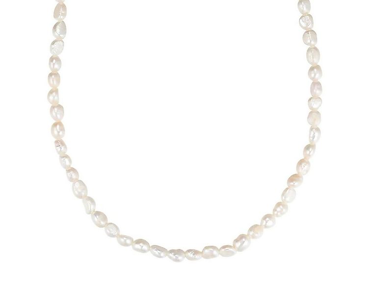 Hey Happiness Perlenkette mit weißen Süßwasserperlen, Collier 41-46 cm, 925 günstig online kaufen