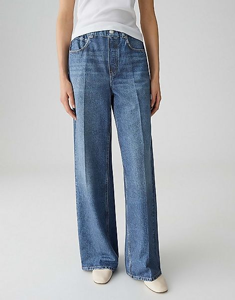 OPUS PANTS Stoffhose Mucia cruise Komfortbund mit dekorativen Nietenprints günstig online kaufen