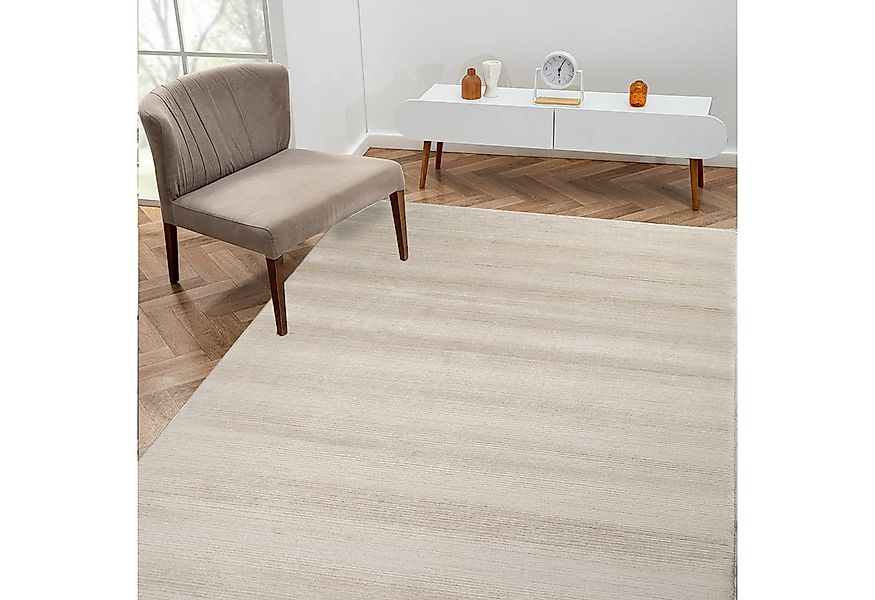 Carpetilla Teppich Designer Teppich Wohnzimmer Schlafzimmer Beige & creme 3 günstig online kaufen