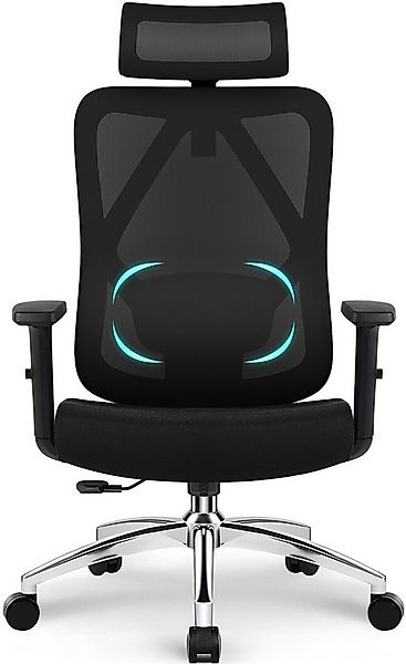 Lexzurn Bürostuhl Bürostuhl ergonomisch, Schreibtischstuhl 3D Memory-Schaum günstig online kaufen