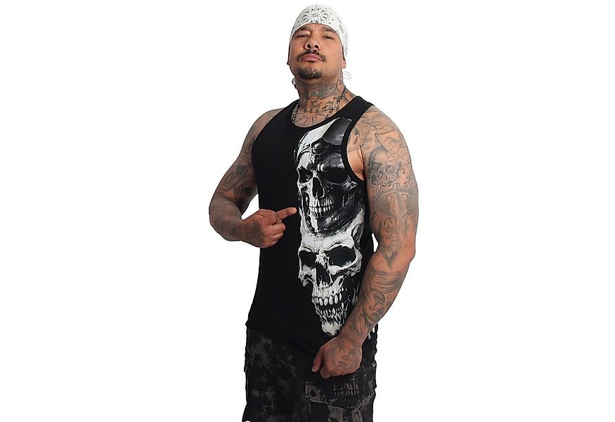 YAKUZA Muskelshirt Mouth mit Ringerrücken günstig online kaufen