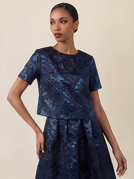 Apart Blusentop mit schimmerndem Strukturmotiv günstig online kaufen