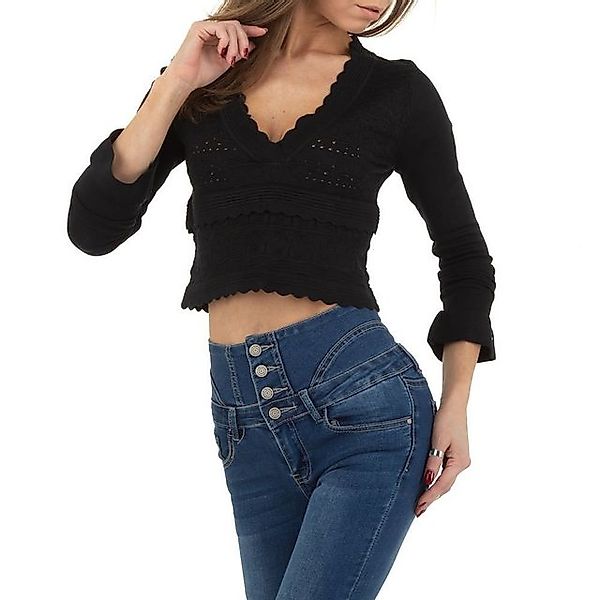 Ital-Design Strickpullover Damen Elegant (67280464) Lagenlook Stretch Stric günstig online kaufen