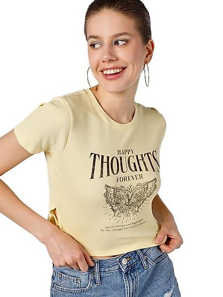 Colins T-Shirt Damen T-Shirt, Kurzarm Oberteile Damen günstig online kaufen