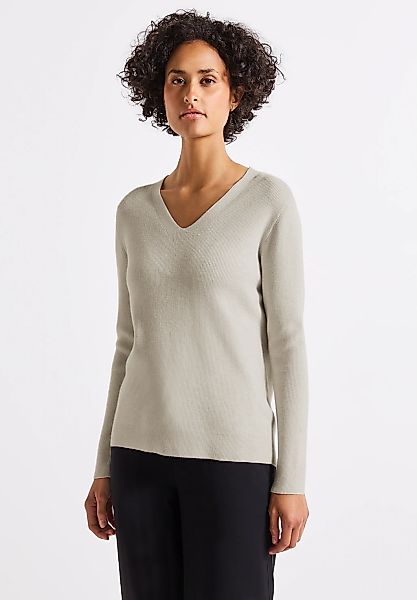 STREET ONE Strickpullover, aus softem Materialmix günstig online kaufen