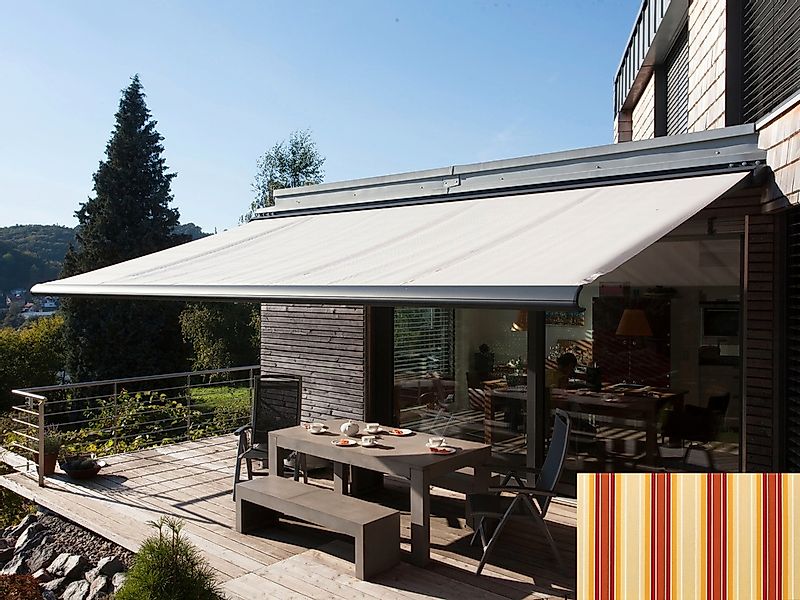 Wismar Kassettenmarkise "Classic S-Compact", Breite: 500 cm, Ausfall: 250 c günstig online kaufen