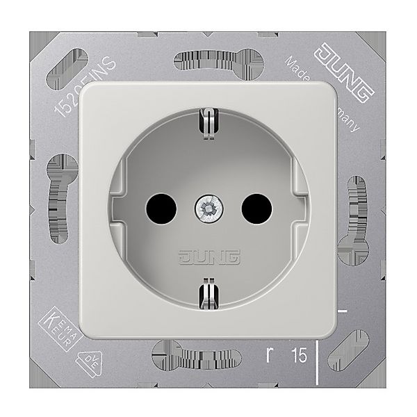 Jung SCHUKO-Steckdose 16A 250V 50x50mm Klappdeckel CD 5120 BF LG - CD5120BF günstig online kaufen