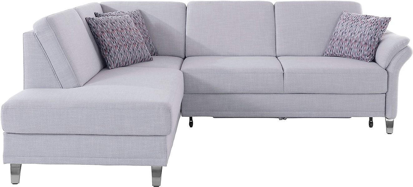 sit&more Ecksofa »Clio L-Form«, wahlweise mit Bettfunktion und Bettkasten, günstig online kaufen