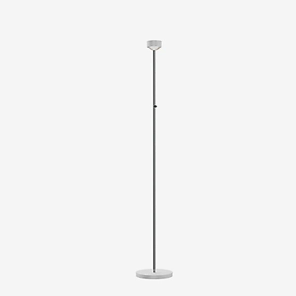 Top Light Puk Eye Floor Stehleuchte LED, weiß matt/chrom - Glas matt günstig online kaufen