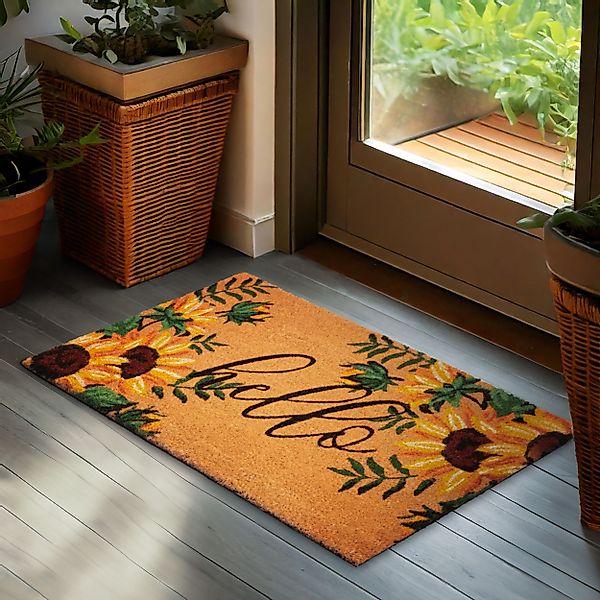 BRUBAKER Fußmatte Blumen und Pflanzen - günstig online kaufen