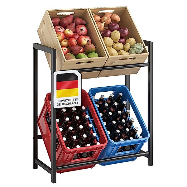 STEELSØN Flaschenregal Macondo aus Metall, Getränkekistenregal günstig online kaufen