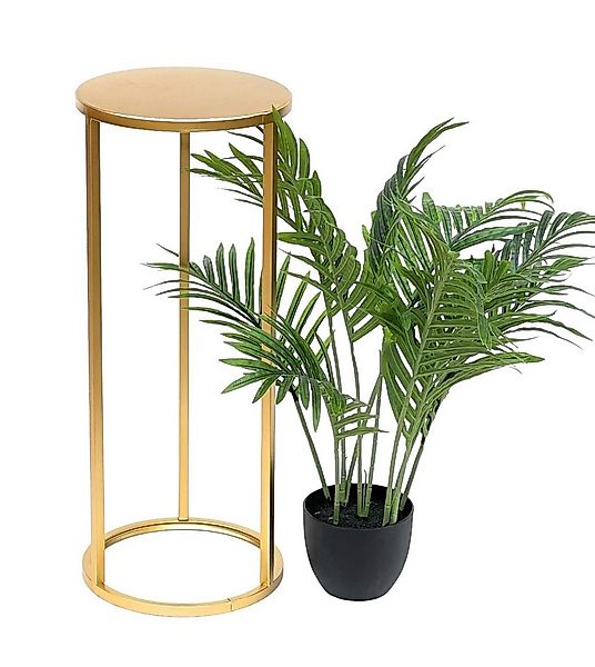 DanDiBo Blumenhocker Metall Gold Rund 50-70 cm Blumenständer 96510 günstig online kaufen