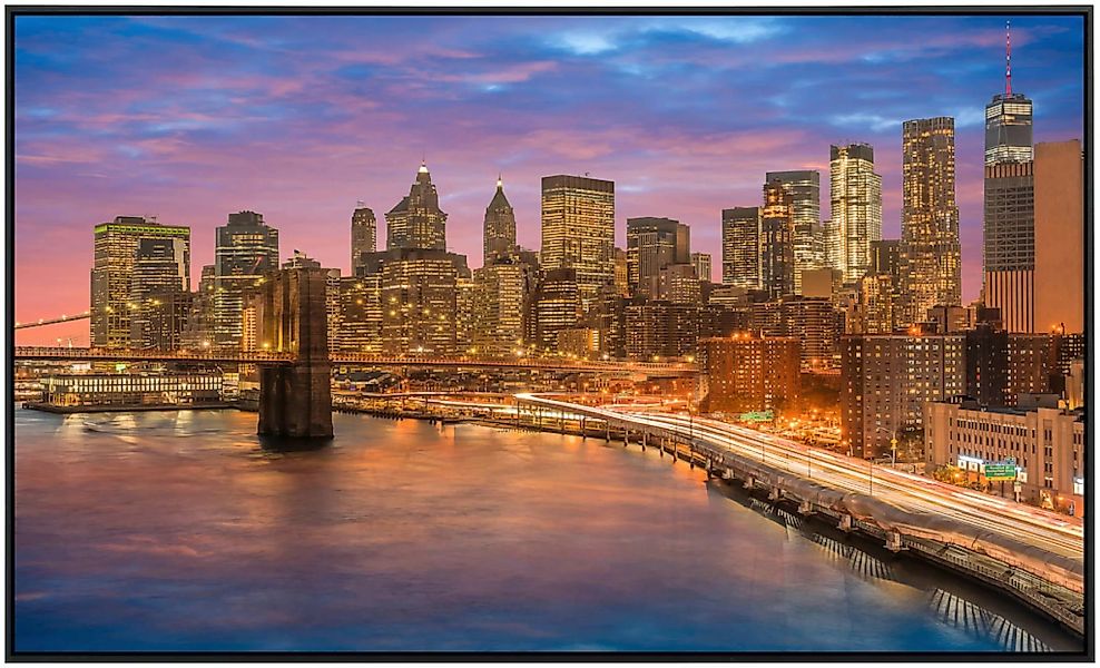 Papermoon Infrarotheizung »Manhattan Sonnenuntergang«, sehr angenehme Strah günstig online kaufen