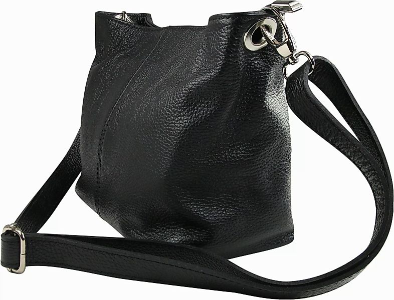 Toscanto Schultertasche Toscanto Tasche schwarz Leder günstig online kaufen
