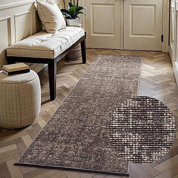 ELLE DECORATION Teppich »Prisma« rechteckig 5 mm Höhe Glanz-Effekt, Karo De günstig online kaufen