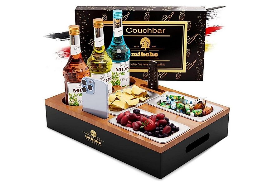 LuxusKollektion Badaccessoire-Set Couchbar Sofatablett Snackschalen 3 Lager günstig online kaufen
