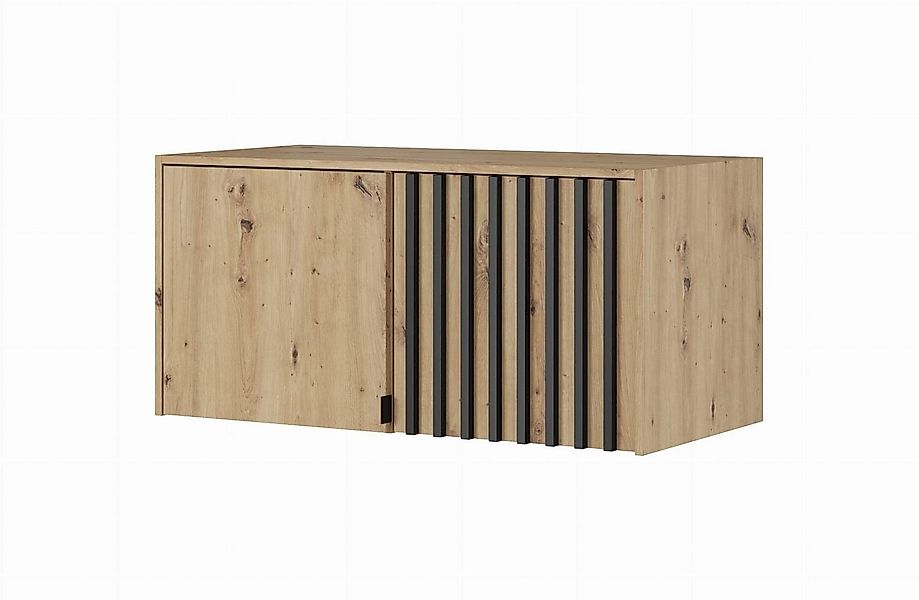 MOEBLO Kleiderschrank JOHN mit Erweiterung (Latten aus Holz, Loft Stil Indu günstig online kaufen