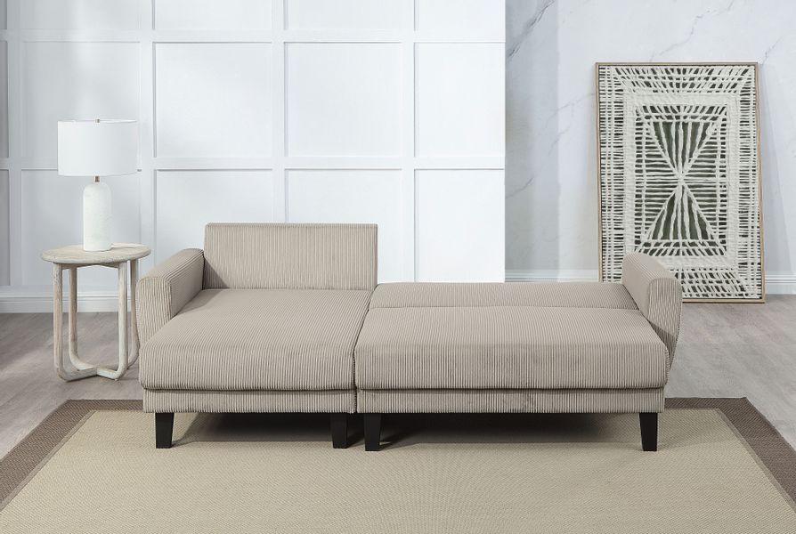 ATLANTIC home collection Ecksofa "Leonid L-Form" mit Schlaffunktion und Bet günstig online kaufen