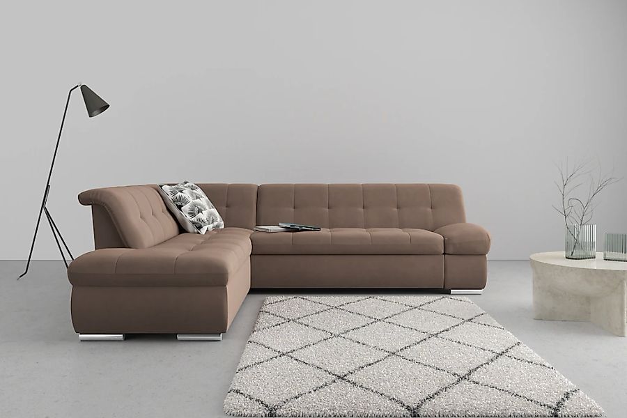 DOMO collection Ecksofa "Mona L-Form bequem und komfortabel, Breite 271cm, günstig online kaufen
