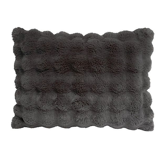REALLaxx Fellkissen Kaninfell Bubble, 45x45 / 50x70cm Dekokissen weiches Ku günstig online kaufen