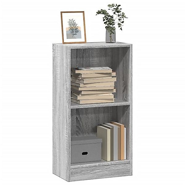 vidaXL Bücherregal Bücherregal Grau Sonoma 40x24x76 cm Holzwerkstoff günstig online kaufen