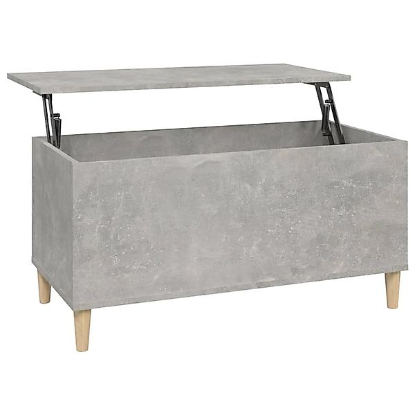 vidaXL Couchtisch Couchtisch Betongrau 90x44,5x45 cm günstig online kaufen