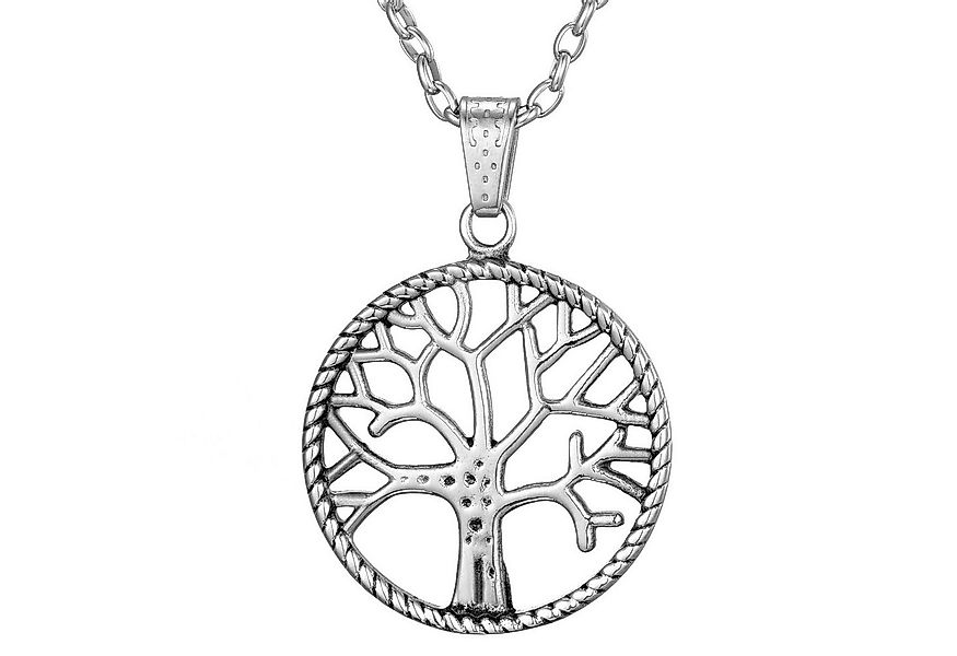 Morella Kette mit Anhänger Halskette 70 cm mit Anhänger (1-tlg), Silberne K günstig online kaufen