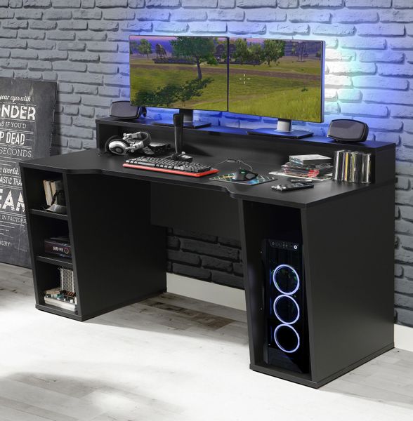 FORTE Gamingtisch "Tezaur" wahlweise mit RGB-Beleuchtung günstig online kaufen