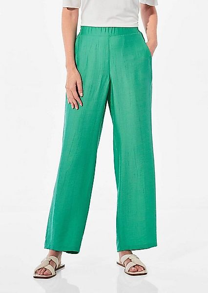 GOLDNER Schlupfhose Kurzgröße: Elegante Stoffhose mit Teildehnbund Stretchh günstig online kaufen