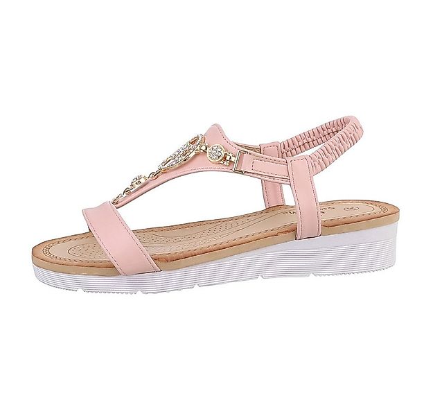 Ital-Design Komfortable Sandalen für jeden Anlass Riemchensandalette (86016 günstig online kaufen