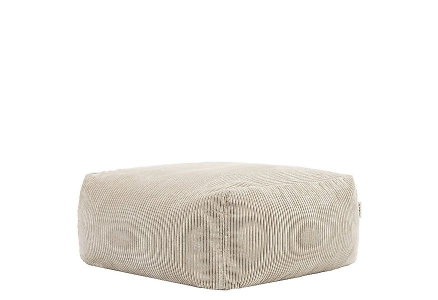 icon Sitzsack Modulares Hocker aus Cord Flauschig „Zen“, Schaumstoff Füllun günstig online kaufen