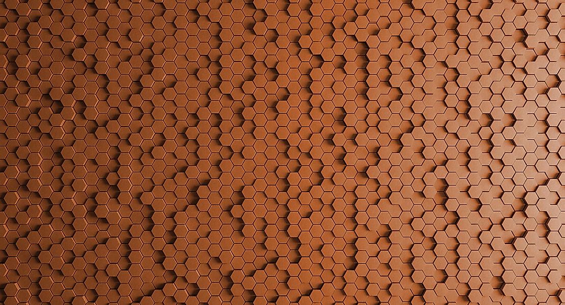 living walls Fototapete "Walls by Patel Honeycomb 2" glatt Vlies, Wand, Sch günstig online kaufen