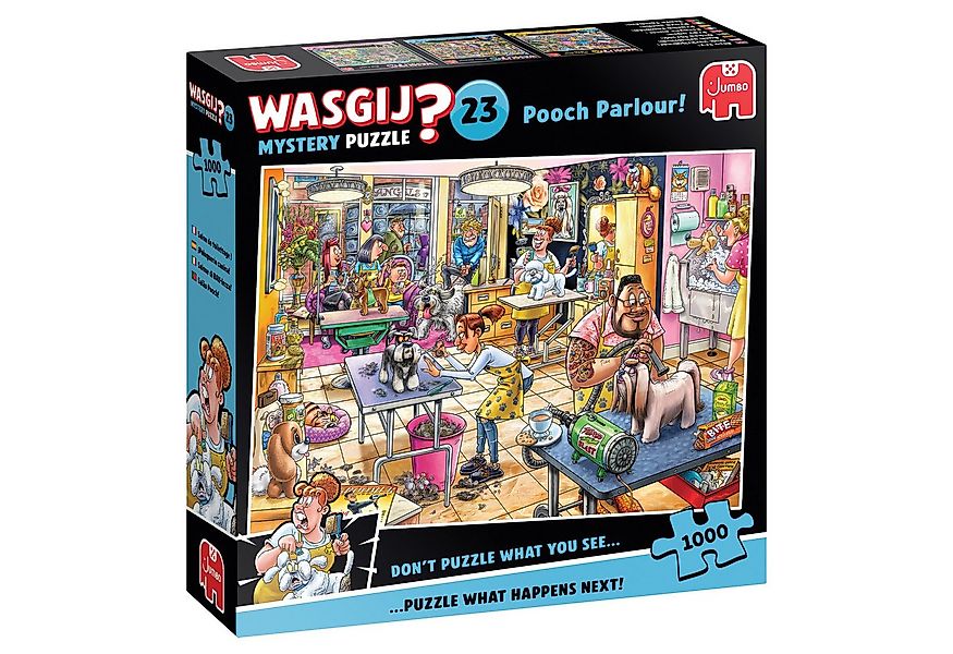 Jumbo Spiele Puzzle Wasgij Mystery 23, Hundesalon Pfötchen, 1000 Teile Puzz günstig online kaufen