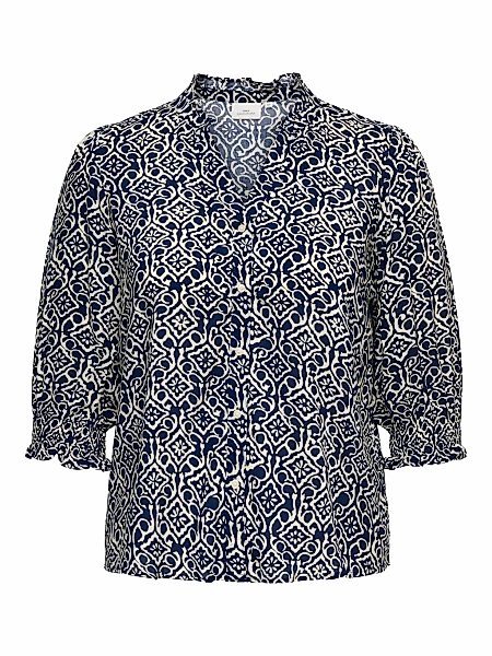 ONLY CARMAKOMA Druckbluse "CARRAYA 3/4 SHIRT WVN NOOS" günstig online kaufen