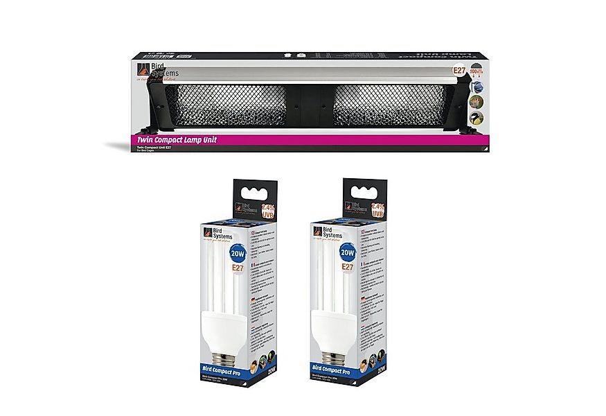 Bird Systems Vogelhaus Kompaktleuchte für Vögel 60cm + 2x Bird Lamp Pro günstig online kaufen