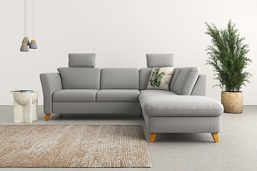 Home affaire Ecksofa Trelleborg L-Form, Federkern-Polsterung, günstig online kaufen
