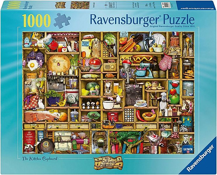 Ravensburger Puzzle Colin Thompson, CuRios CupBoards, Kurioses Küchenregal, günstig online kaufen