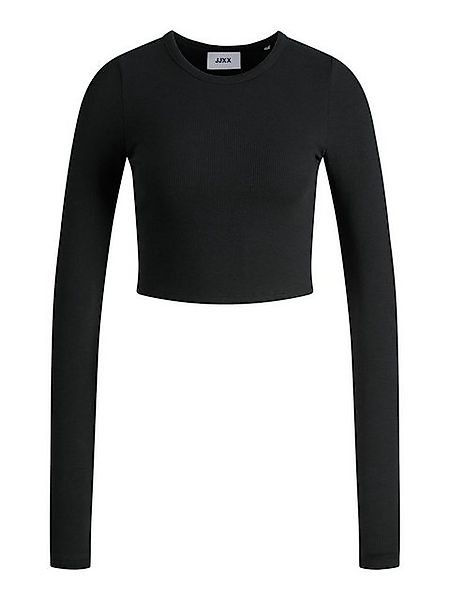 Jjxx Feline Rib Langarm T-shirt L Black günstig online kaufen