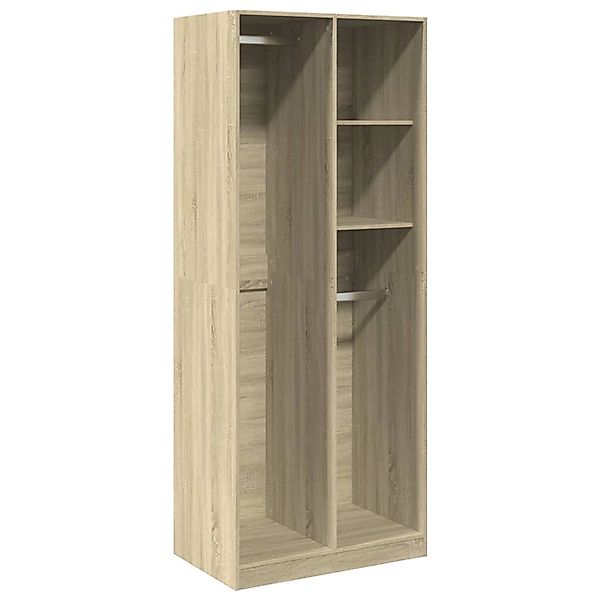 vidaXL Kleiderschrank Sonoma-Eiche 80x50x200 cm Holzwerkstoff 3307758 günstig online kaufen
